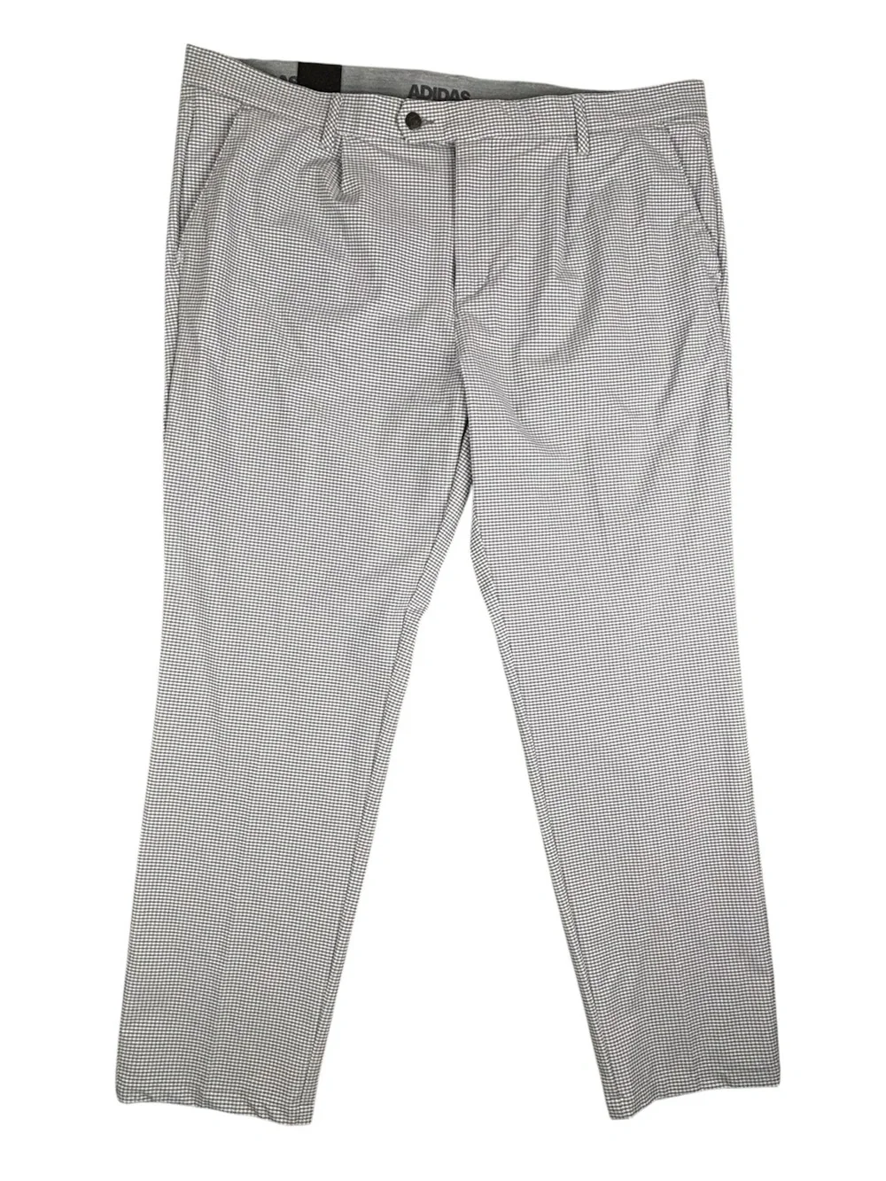 Adidas Pants Mens 42X32 Gray Gingham Ultimate 365 Taper Golf Pant NWT